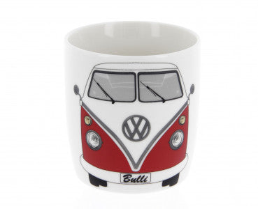 VW Type 1 Bus Coffee Mug - Red